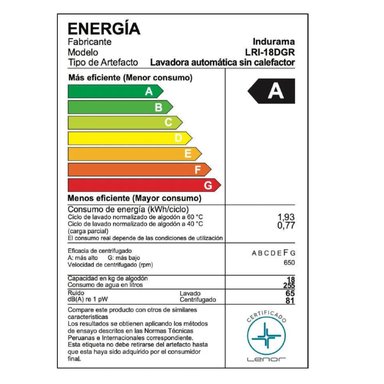 LAVADORA CARGA SUPERIOR 18KG GRIS LRI-18DGR + ASPIRADORA SAMSUNG VCC4190V3KXZS 2000W - 7