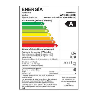 LAVADORA SAMSUNG 13KG WA13CG5441BD CARGA SUPERIOR ECOBUBBLE + ASPIRADORA SAMSUNG VCC4190V3KXZS 2000W - 7
