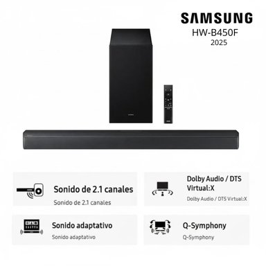 SOUNDBAR SAMSUNG SERIE B 2.1 CH. HW-B450F (2025) - 1