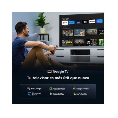 TELEVISOR TCL 55 55T6C 4K UHD QLED GOOGLE TV - 5