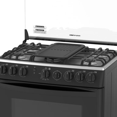 COCINA A GAS MABE 6 QUEMADORES CMP3020FN1 NEGRO - 4