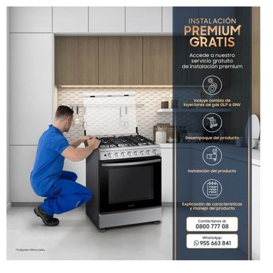 COCINA SAMSUNG  6 HORNILLAS CON PLANCHA NX52T5311PSPE - 7