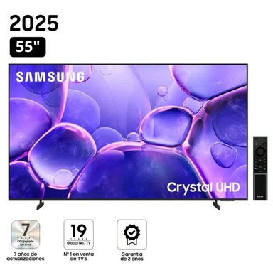 TELEVISOR SAMSUNG 55' UN55U8000FGXPE  SMART TV CRYSTAL UHD 4K  2025