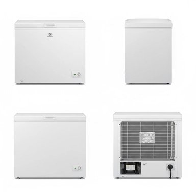 CONGELADOR ELECTROLUX HORIZONTAL 251 L BLANCO EFH25S2P4AW - 5
