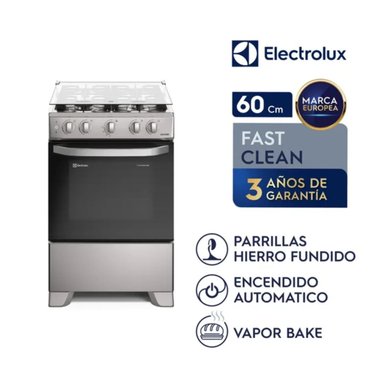 COCINA A GAS ELECTROLUX FE4ISR 4 HORNILLAS