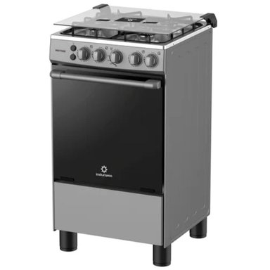 COCINA DE PIE A GAS INDURAMA MATISSE 4 HORNILLAS GRIS - 8