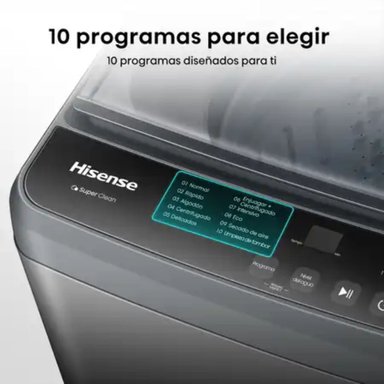 LAVADORA HISENSE CARGA SUPERIOR 10.5KG WT1D1030UT - 4