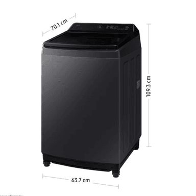 LAVADORA SAMSUNG 19KG ECOBUBBLE WA40F19E7CPE GRIS GRAFITO - 3