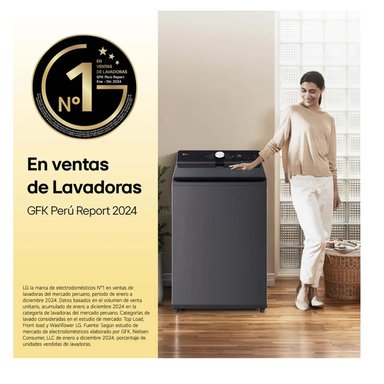LAVADORA LG 13 KG WT13BVTB NEGRO CLARO - 3