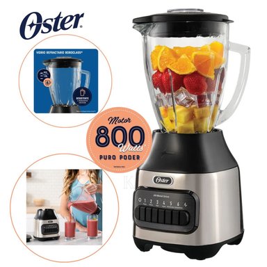 LICUADORA OSTER BLSTPEG-NPB 1.5 LITROS DE 800W PICA HIELO - 1