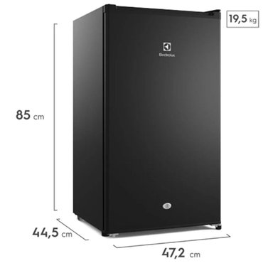 FRIGOBAR ELECTROLUX PREMIUM BLACK DE 90 LITROS ERD090G2HWB - 2