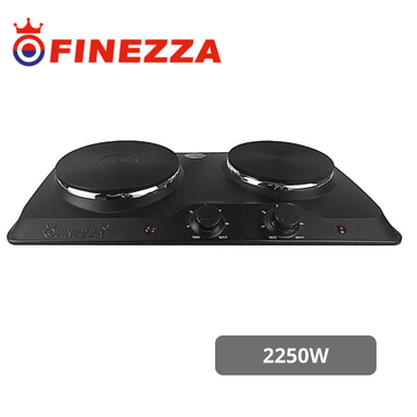 COCINA ELÉCTRICA 2 HORNILLAS FINEZZA FZ-204D4N - 1