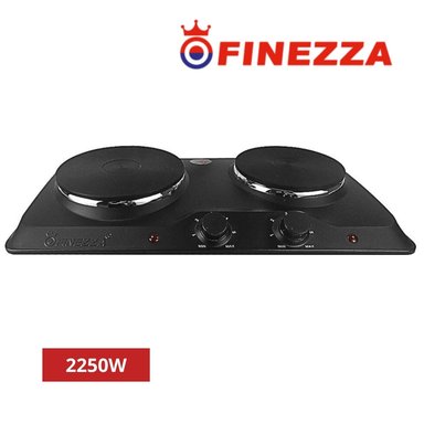 COCINA ELÉCTRICA 2 HORNILLAS FINEZZA FZ-204D4N - 2