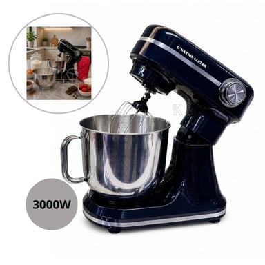 BATIDORA PLANETARIA DE 3000W D'NATIONALSTAR NEGRA - 1