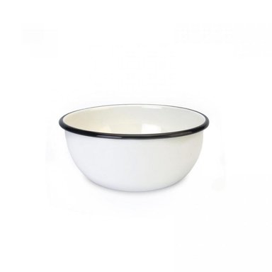 TAZÓN ACERO VITRIFICADO BLANCO N°14-0640140000