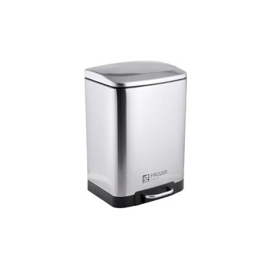 PAPELERA 3LT INOX FACUSA CON PEDAL-330442A