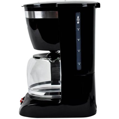 CAFETERA NEGRA DAEWOO DCM-1859 1.25L 12 TAZAS