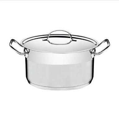 OLLA ACERO 24CM CLASICA CON TAPA DE ACERO INOXIDABLE-10116264