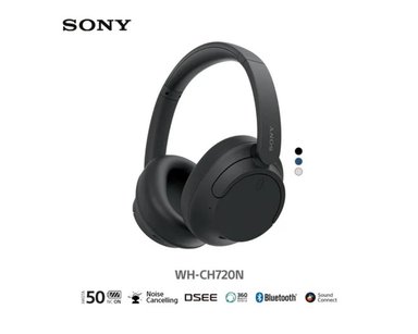 AUDIFONOS SONY WH-CH720 BLUETOOTH 35HRS NEGRO - 1