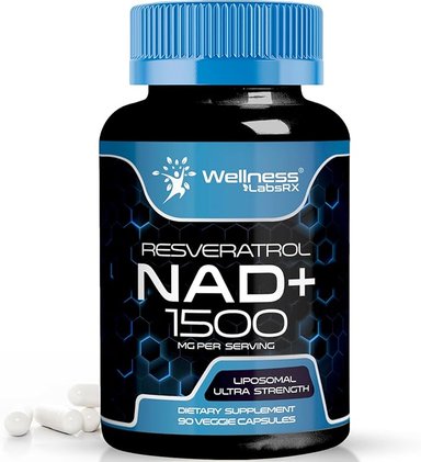 WELLNESS NAD 1500 MG - SUPLEMENTO LIPOSOMAL NAD+ CON RESVERATROL