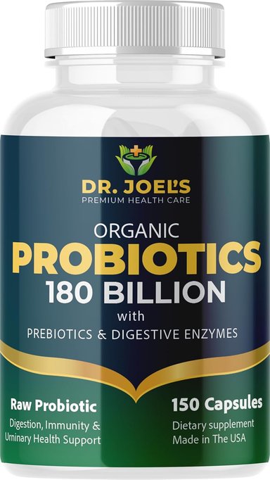 PROBIOTICOS ORGANICOS 180 BILLONES UFC 40 CEPAS VEGANO CON PREBIOTICOS Y ENZIMAS 100% PURO