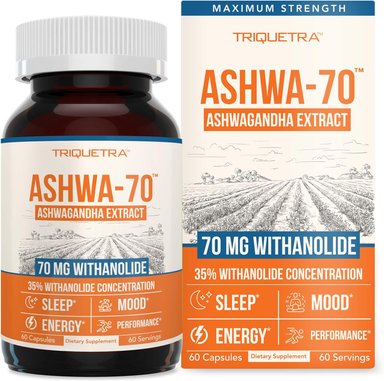 ASHWA-70®: EXTRACTO DE ASHWAGANDHA - 35% WITHANOLIDES | FUERZA MÁXIMA, MAYOR CONCENTRACIÓN DE WITHANOLIDE - ESTADO DE ÁNIMO Y REN