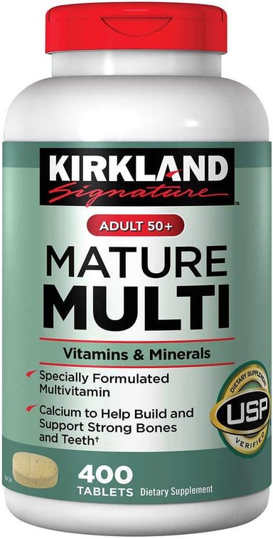 KIRKLAND SIGNATURE ADULT 50+ MULTI VITAMINAS Y MINERALES