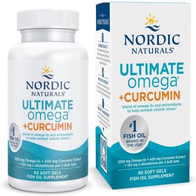NORDIC NATURALS ULTIMATE OMEGA + CURCUMIN – 60 SOFTGELS
