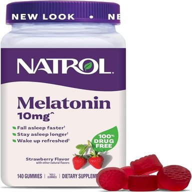 NATROL MELATONIN 10 MG GUMMIES SABOR FRESA – 140 GOMITAS