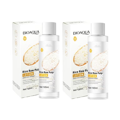 LOCIÓN FACIAL DE ARROZ 120ML - BIOAQUA 2 UND - 1