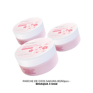 MASCARILLA PARA OJOS DE SAKURA 60 PCS - BIOAQUA 3 UND - 2