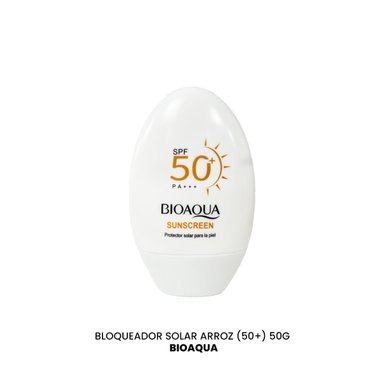 BLOQUEADOR SOLAR ARROZ50+ 50G - BIOAQUA - 2