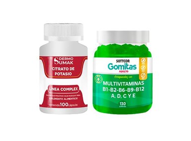 CITRATO COMPLEX 100 CAP - DERMO SUMAK|GOMITAS MULTIVITAMINAS ADULTO