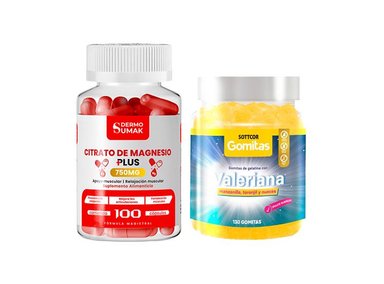 CITRATO DE MAGNESIO 750MG -100 CAP - DERMO SUMAK |GOMITAS DE VALERIANA
