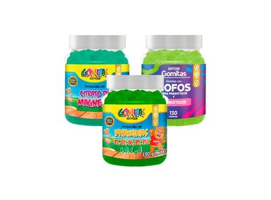 COMBO GOMITAS GOFOS + CITRATO + MULTIVITAMINAS SOTTCOR NIÑOS