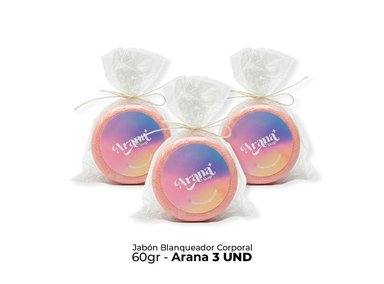 JABÓN BLANQUEADOR 60G ARANA SHOP 3UND - 2