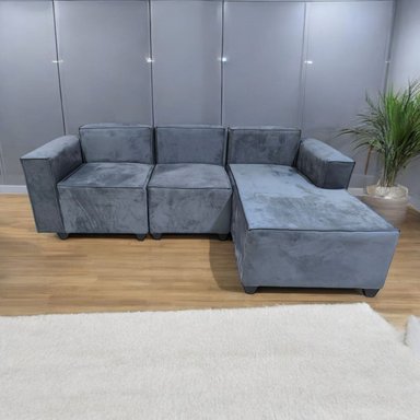 SECCIONAL MUEBLE MIA COLOR GRIS