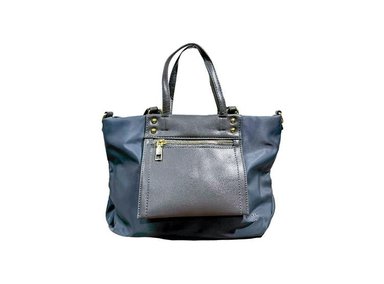 BOLSO MEDIANO DE MANO PARA MUJER GRIS