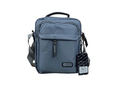 MORRAL PEQUEÑO PARA CABALLERO GRIS
