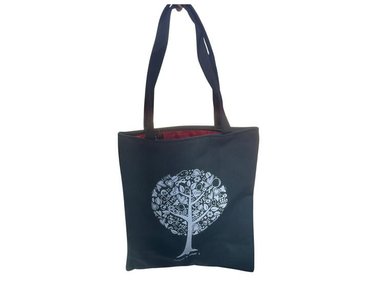 BOLSA LONA GRUESA GRIS OSCURO