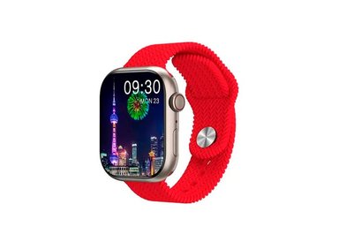 SMARTWATCH HK9 PRO MAX CON PANTALLA AMOLED ROJO