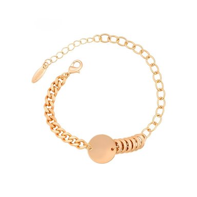 PULSERA BEKAT DORADA  PARA MUJER CHAPADO EN ORO 18K