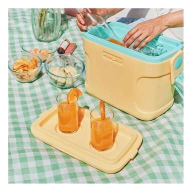 COOLER PASSION AMARILLO CON CINTA 8 L