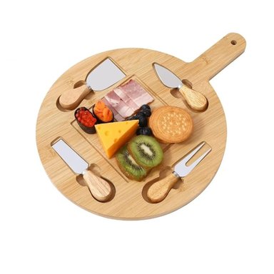 TABLA PARA QUESOS CON UTENSILIOS 30 X 40 CM