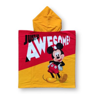 TOALLA INFANTIL DE MICROFIBRA CON CAPUCHA TIPO PONCHO PARA NIÑOS - 2