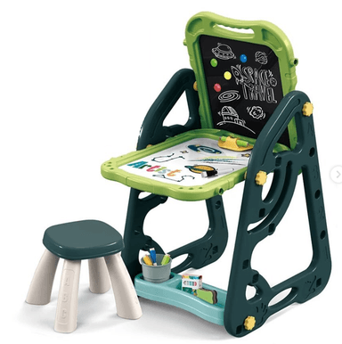 PIZARRA DOBLE DE ARTE PARA NIÑOS ROSADO 2 EN 1