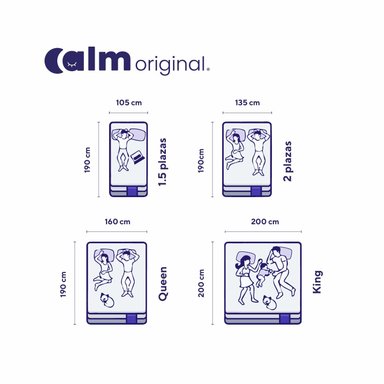 COLCHÓN CALM DE MEMORY FOAM 1.5 PLAZAS - 5
