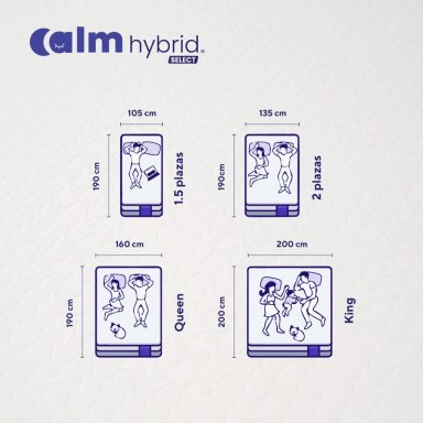 COLCHÓN HYBRID SELECT DE MEMORY FOAM 2 PLAZAS - 3