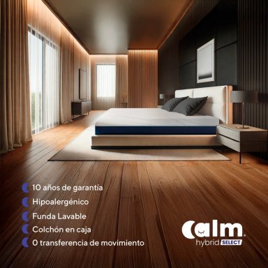 COLCHÓN HYBRID SELECT DE MEMORY FOAM 2 PLAZAS - 5