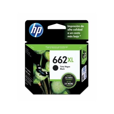 CARTUCHO HP NEGRO TINTA CZ105AL N° 662XL